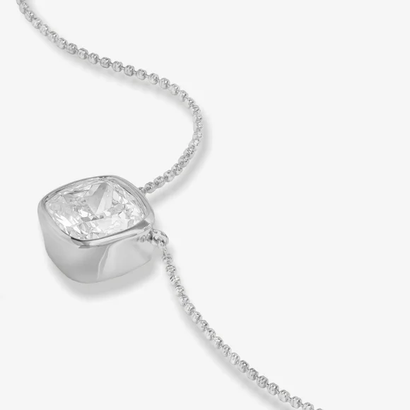 Melinda Maria Hello Flawless Necklace - Silver New ✨️ FIRM - Picture 3 of 3